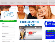 Tablet Screenshot of poloscolasticoeuropeo.com